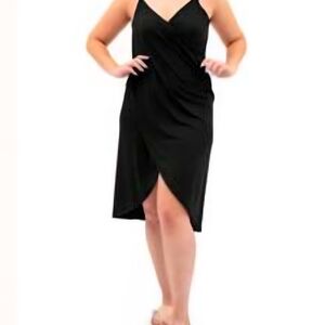 Black Wrap Swim Cover'up